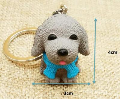 China Small Teddy Bear Key Chain Animal Keychian Doll Puppy Cartoon Pendant Creative Gift for sale