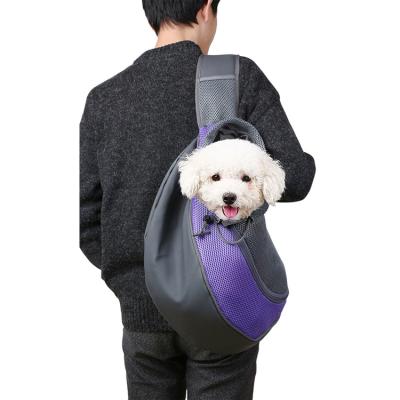 China Portable Messenger Shoulder Bag Dog Cat Outdoor Carrier Bag Soft Mesh Pet Breathable Travel Pet Carrier for sale