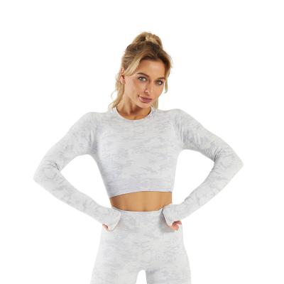 China 2021 QUICK DRY Hot Selling Yoga Underwear Long Sleeve Sports Suit And Seamless Yoga Suit Women for sale