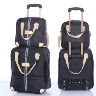 China Waterproof Fashion Korea Style Large Capacity Suitcase Trolley Luggage Travel Bag Set for sale