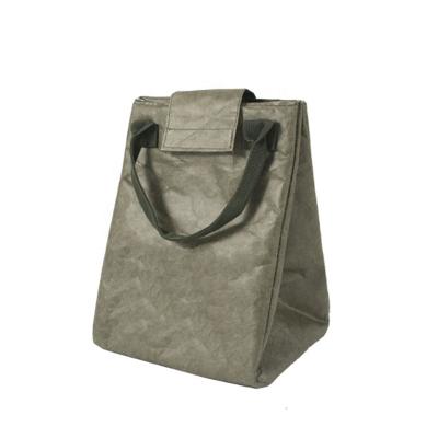 China Recycled Gray Outdoor Waterproof Kraft Tyvek Materials Light Weight Custom Eco-Friendly Bag for sale