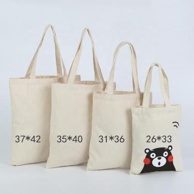 China Good Quality Factory Price Eco-Friendly Foldable Simple Shopping Handbag Logo Canvas Shoulder Tote Bag Custom Made For Women for sale