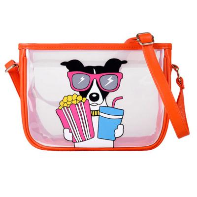 China Fashion Eco-friendly Fashion Kids Frost PVC Kids Sling Bag Sling Bag for sale