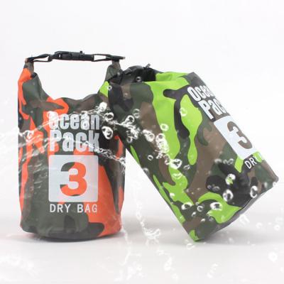 China For All People Camouflage Boating Hiking Floating Sports Roll Kayak Waterproof Deck Bag Outdoor Waterproof Dry Bag for sale