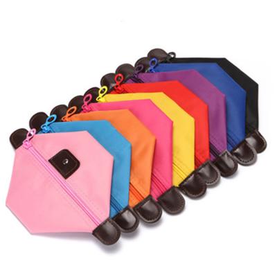 China Factory Price Fashion Dumpling Shape Cheap Custom Waterproof Polyester Makeup Cosmetic Bag For Ladies for sale