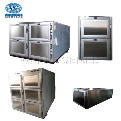 China Stainless Steel GA Refrigerator Mortuary Equipment Freezer Mortuary Corpses Price for sale