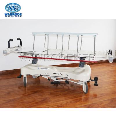 China Transfer Patient In Hospital BD111B Hydraulic Inpatient Emergency Carrier Stretcher Bed Trolley for sale