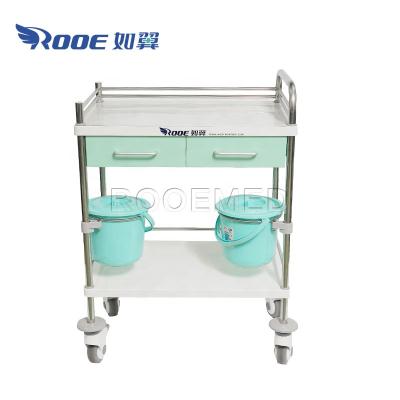 China Contemporary 32 Series Medical ABS Doctor Emergency Crash Cart Surgical Trolley With Lock for sale