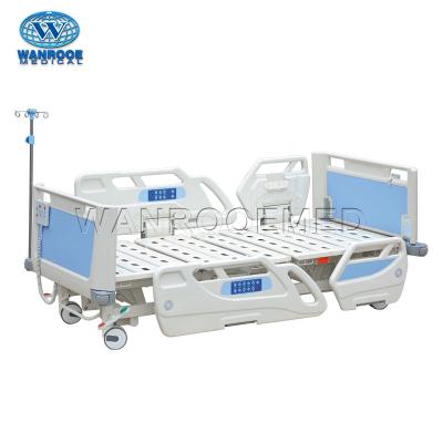 China White Hospital Bed BAE521EC ICU Medical Five Functions Electric Motor Bed For Hospital for sale