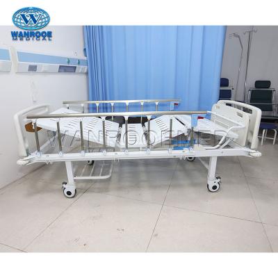 China 2 Functions BAM205 Clinic Equipment 2 Crank Manual Medical Resuscitation Sick Nursing Bed Series for sale