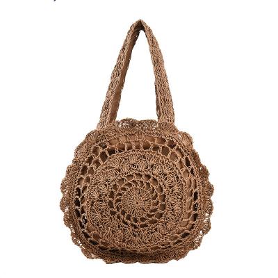 China Others Hot Selling Fashion Ladies Handbags Dig Beach Around Straw Bag for sale