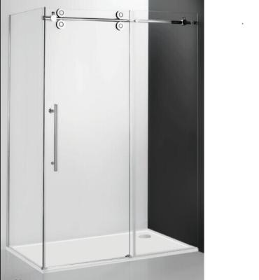 China With Frame Philippines Slide 3 Sided Custom Rectangle Fiberglass Shower Enclosure zu verkaufen