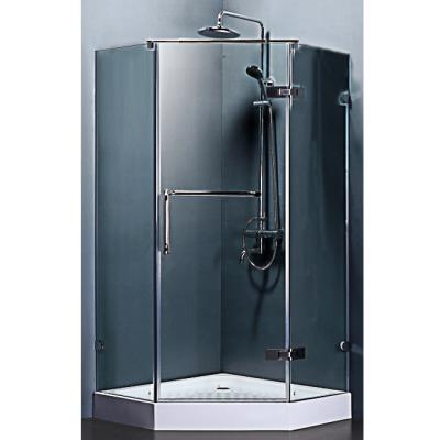 China With Frameless Single Frame Pivot Door Free View Shower Ducha 8mm Tempered Glass Enclosure zu verkaufen