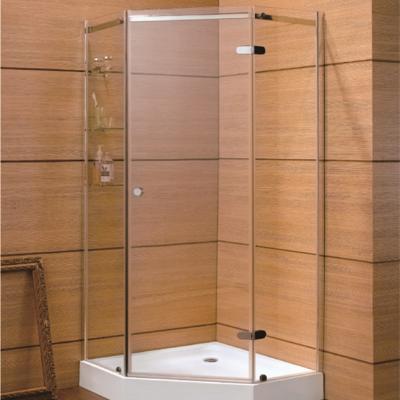 China Frameless Hinge Shower Compartment Accessories Diamond Shaped Shower Enclosure C6039 zu verkaufen