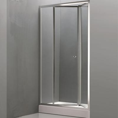 China With Frame Bathroom Bi Folding Door Temporary Glass Shower Doors à venda