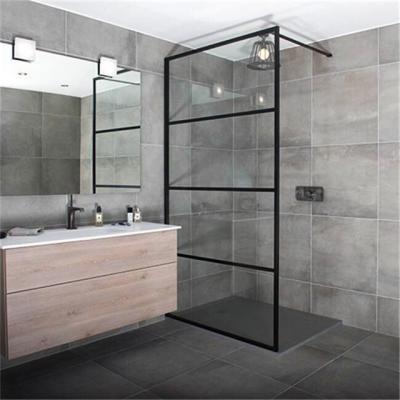 China Portable Frameless Extend Shower Door Glass for sale