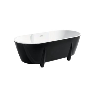 China Soak off Hot Selling Plus Size Acrylic Bathtub Solid Outdoor Marble Bathtub Inside White Outdoor Black Bathtub for sale