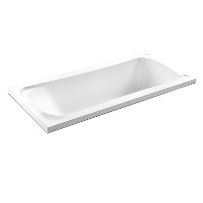 China 2020 Factory Free Outlet Cheap Bathroom Acrylic Single Embedded Bathtubs Drop In Bathtubs zu verkaufen