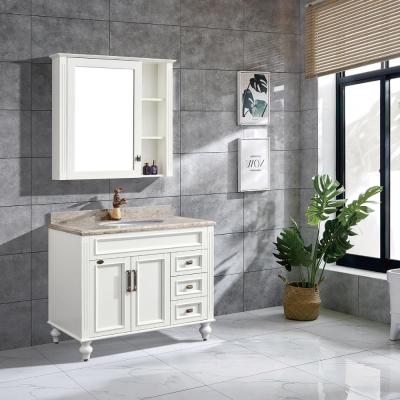 China Antique Cabinet Modern Wooden Bathroom Vanity zu verkaufen