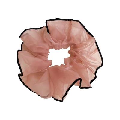 China Dress up New Beautiful Cute Big Ponytail Holder Girls Hair Tie Elastic Hairbands Rope Hair Accessories Chiffon Hair Scrunchies for Women for sale