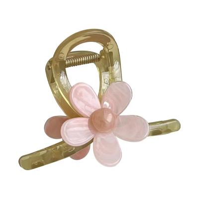 China Dress up Korean Style Flower Clasp Clip Minimalist Style Back Brain Spoon Shark Clip Versatile Hair Clip Accessories for sale