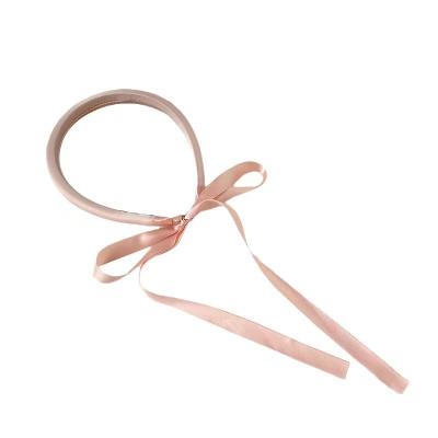 China Sweet Super Immortal Ribbon Binding Hair Band Weaving Hair Ribbon Temperament Sweet Girl Wind Pressure Headband for sale