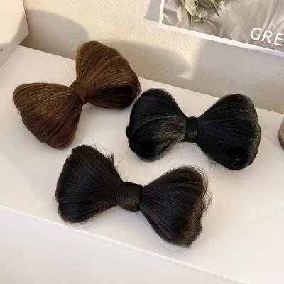 China Decoration Fashion Women Girls Hairstyle Harajuku Big Bow Ties Wig Hairpin Hair Clips Hairpin Hair Accessories for sale