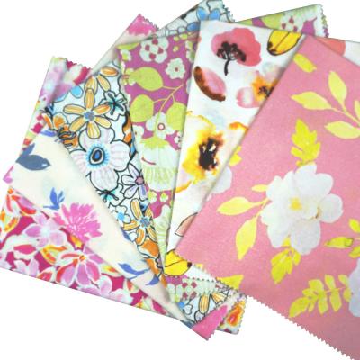 China Sewing 100% Cotton Flower Print Shrink-Resistant Pre-Cuts Quilting Fabric Diy Handcraft Pre Cut Fabric Quarter Fat Bundles for sale