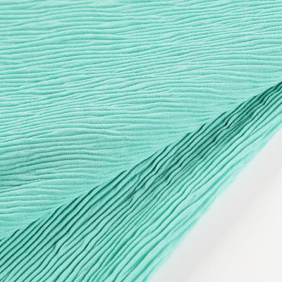 China China Supplier Beautiful Fabric Tree Breathable Soft Solid Texture Woven Polyester Crepe Fabric for sale