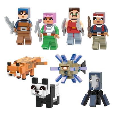 China Valerie's Educational Toy X0299 Building Block Bricks Mini Smart Toy Guardian Rabbit Ravager Spell Figures From My Safety World Famous Game for sale