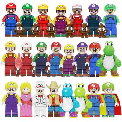 China SuperMario Bros Block Figures Yoshi Luigi Peach Action Safety Mini Building Block Figures Toy KDL804 CY8001 CY8003 KF2114 KF961 KF962 for sale