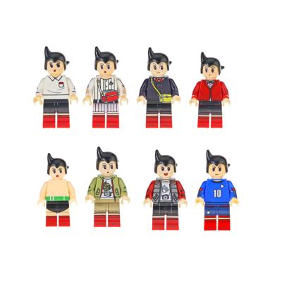 China The Foundation Of A Famous Family Of Safety Mini Cartoon Astro Boy Roles Blocks Figures Model Toys For Children KF6074 for sale