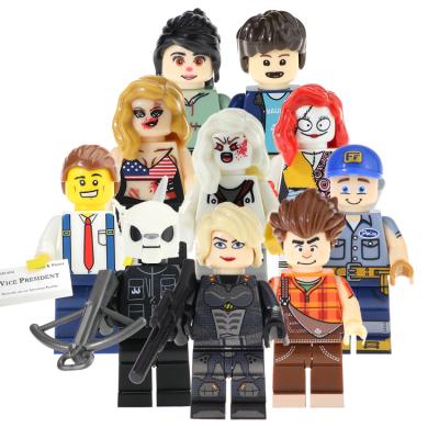 China Safety Horor Series Sally Foxmask Zombie Mini Action Figures Building Block Toys For Children KF8018 for sale