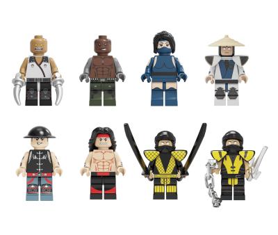 China Safety Building Block Jax Kitana Kung Raiden Baraka Lao Liu Kang Scorpion Figures Model Kid Toys Mortal Kombat Bricks KF6094 for sale