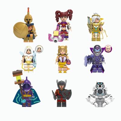 China Jax Famous Pantheon Safety Game Ahri ABS Figure Building Blocks Bricks Divided Toys For Children X0283 for sale