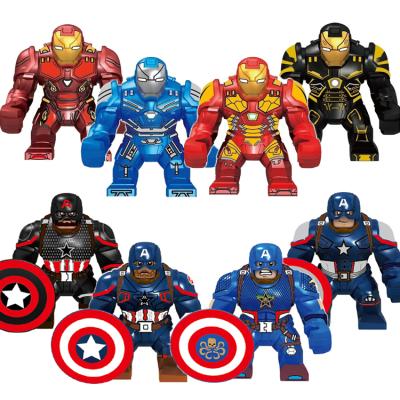 China Smart Mark Toys Big Building Blocks Safety Movie Hero American Figures For Kids Gift KF6064 KF6065 for sale