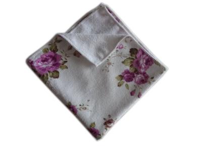 China Graphic Printed Microfiber Kitchen Towel Flowers for sale