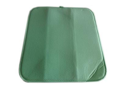 China Shiny Green Reversiable Absorbent Dish Drying Mat for sale