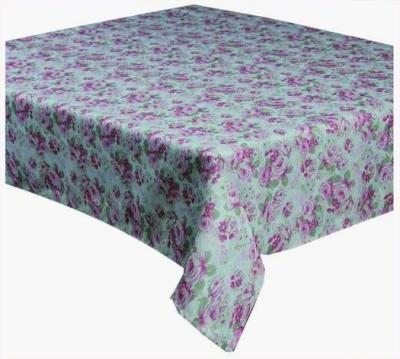 China Plain Weave Printed Polesyter Tablecloth for sale