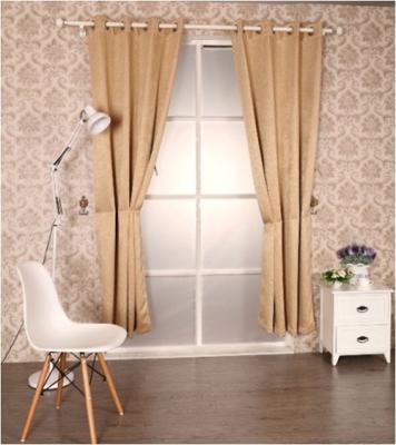 China Embossed Polyester Black Out Window Curtain for sale