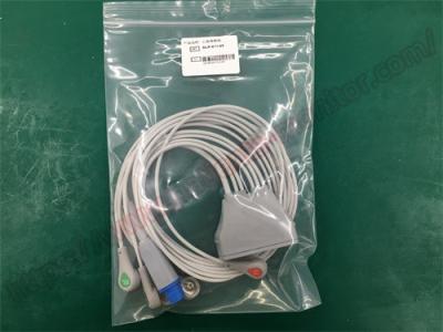 China Philip ECG Lead Wire DLP-011-05 IntelliVue MX40 Patient Monitor ECG 5 Lead Buckle AAMI+Spo2 zu verkaufen