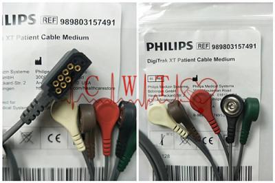 China ICU Components Of Ecg Machine , PHiliph Original Digitrak XT Dynamic ECG Box WiFi Logo Holter Monitor Leads for sale