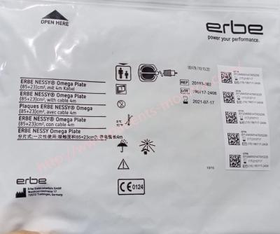 China 20193-083 Erbe NESSY Ω Split VIO ICC ACC Nicht - ERBE Geräte 85+23Cm² Anschlusskabel 4 M zu verkaufen