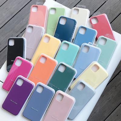 China Original Luxury Shockproof Silicone Phone Case For 13 7 8 plus For Cover For iphone 6 6S plus X XS max XR 7 8 11 12 With Logo Cases Capa for sale