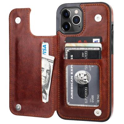 China Shockproof Unique iPhone 13 Pro Max Phone Case and Wholesale Leather Bags Wallet Cell Phone Case with Card Holder Customized with Brand Logo for sale