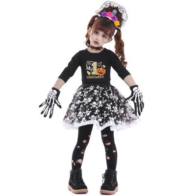 China Dress Up Children's Halloween Costume Halloween Dress Ghost Doll Costume Baby Princess Dress for sale