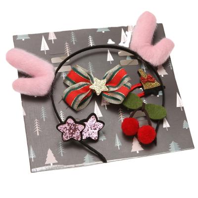 China Cute Christmas Hairpin Decoration Props Headband Hairpin Set GL-54 for sale