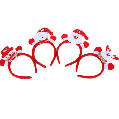 China Raise a little hand with a Christmas light head to curl headband children's gift luminous headdress GL-32 for sale