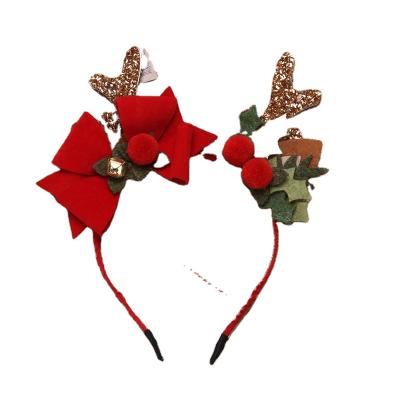 China Creative Simulation Flower Large Antlers Christmas Headband High End Headband Headband Buckle GL-30 for sale