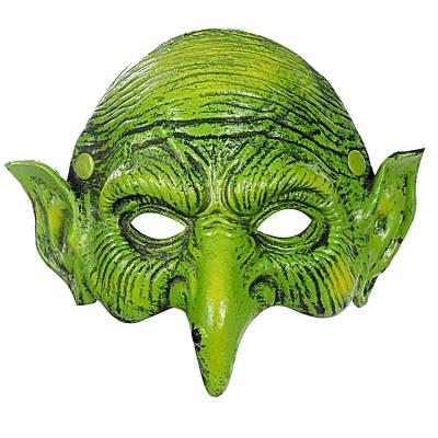 China Fast Selling Pu Foam Border Supply Halloween Mask Carnival Party Stage Props Dress Up Witch Mask for sale